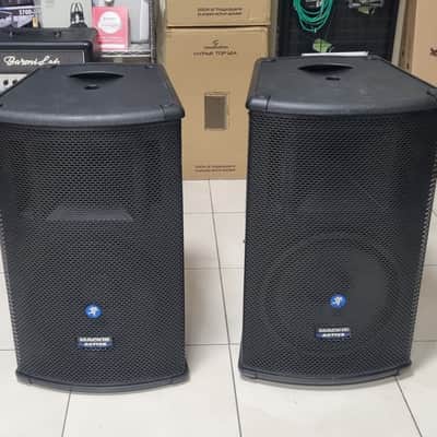 COPPIA CASSA ATTIVA MACKIE SA1521 15'' 500W RMS DIFFUSORI COMPONENTI ORIGINALI RCF - Usate image 1