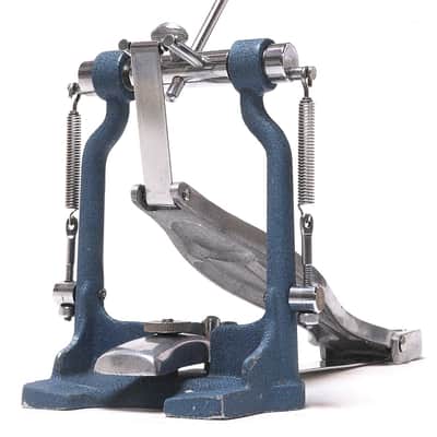 Slingerland AA Bass Drum Pedal, Ball Bearing Action, Scroll Footboard, Blue Textured Finish - 1959 to '60 image 14