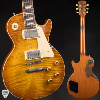 2021 - Gibson Custom Shop Made 2 Measure Murphy Lab '59 Les Paul Standard Murphy Painted Ultra Heavy Aged Honey Lemon Fade image 1