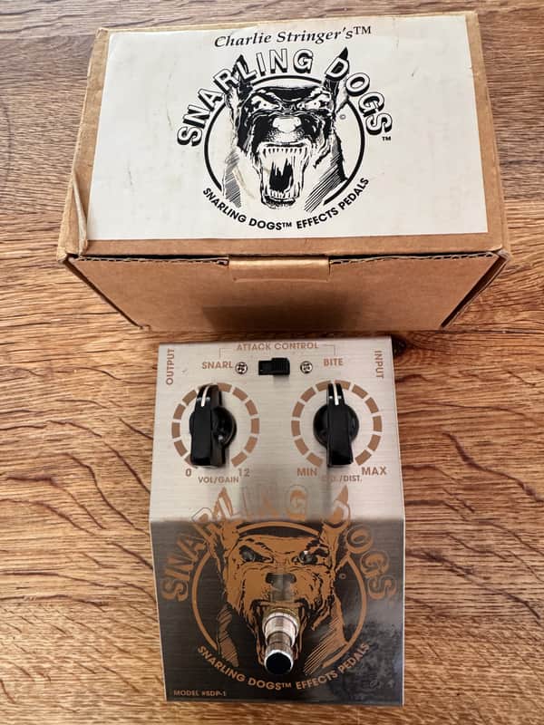 Charlie Stringer’s Snarling Dogs Effects Pedal  Tweed E Dog Mid 90’s - Chrome image 1