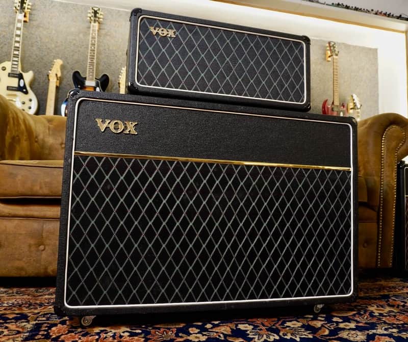 Vox AC 50 Head JMI Jennings Musical Instruments Stack w/ 2x12” cabinet Big Box 1965 Original ( Mint ) image 1