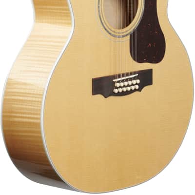 Guild F-512 Jumbo Maple Acoustic Guitar, 12-String (with Case) image 4