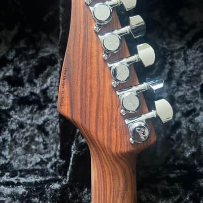 Suhr Standard Waterfall Burl Aqua Blue image 9