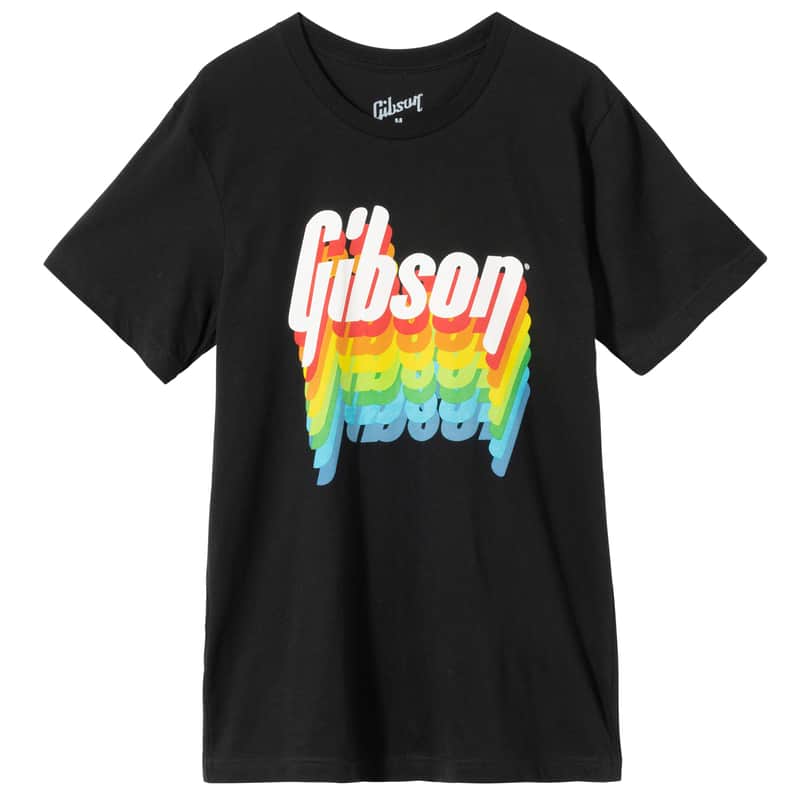 Gibson Rainbow T-Shirt - Small _ Authorized Dealer image 1