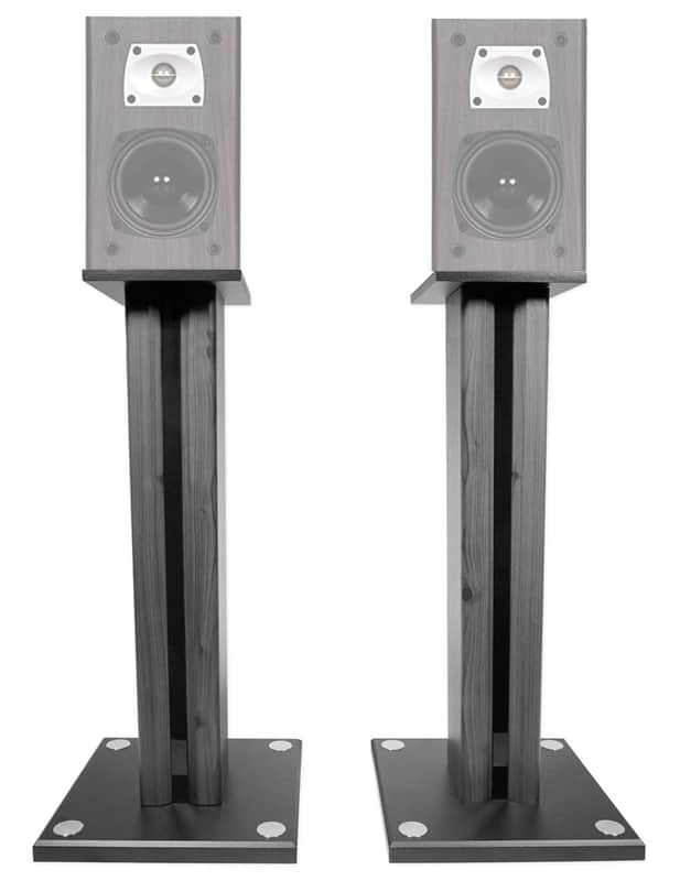 Pair 26" Bookshelf Speaker Stands For Theater Solutions B1 Bookshelf Speakers image 1