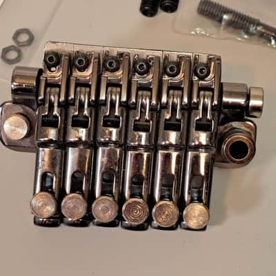 Ibanez Edge Zero II Tremolo System Floyd Rose Style Bridge 2000's - Cosmo Black - Plus Frame And Parts image 2