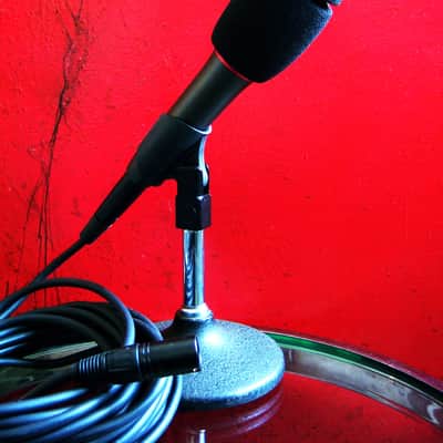 Vintage 1980's Audio-Technica ATM29HE dynamic hyper cardioid microphone Low Z w accessories # 3 image 4