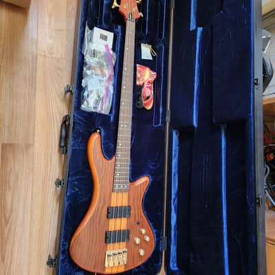 Schecter Stiletto Studio-4 Bass – Honey Satin – Fishman Fluence Upgraded – Excellent Condition + Hard Case image 6