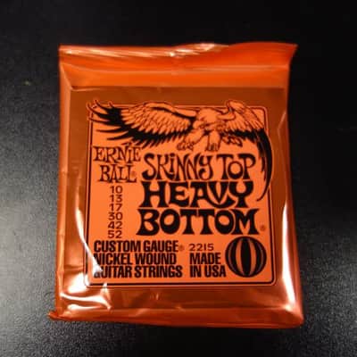 Ernie Ball 2215 Skinny Top Heavy Bottom 10-52 for electric guitar image 1