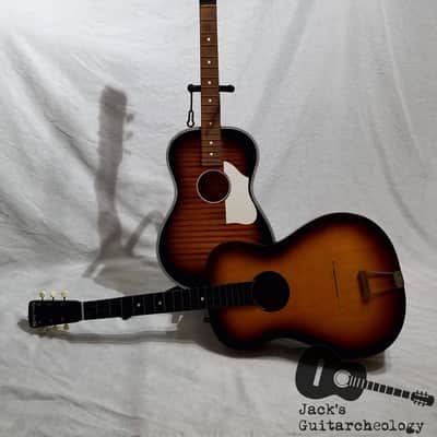 European-Made Parlor Guitar Project 2 Pack - Alex & Lignatone Parlor Guitars (1960s) image 1