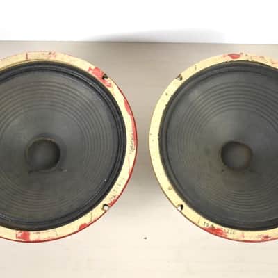 Ultra rare pair of 20w G12M Celestion Pre Rola Greenbacks 1966 T1220 Pulsonic cone H1777/003 image 7