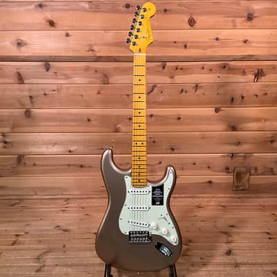 Fender American Professional Classic Stratocaster Electric Guitar - Faded Firemist Gold image 2