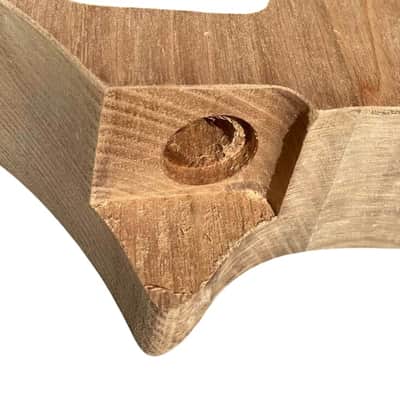 HH Headless Guitar Solid Mahogany Body with Tiger Veneer Maple Top image 3
