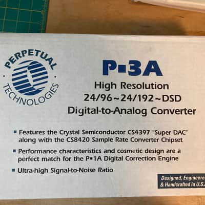 Pertpetual Technologies P1A/P3A Processor/DAC with Monolithic PSU and cables 2000 ish image 23