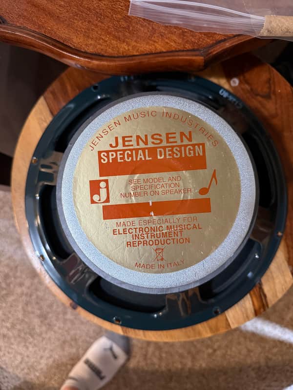 Jensen C12K Vintage Ceramic 12" 100-Watt 8ohm Guitar Speaker 2010s - Green image 1