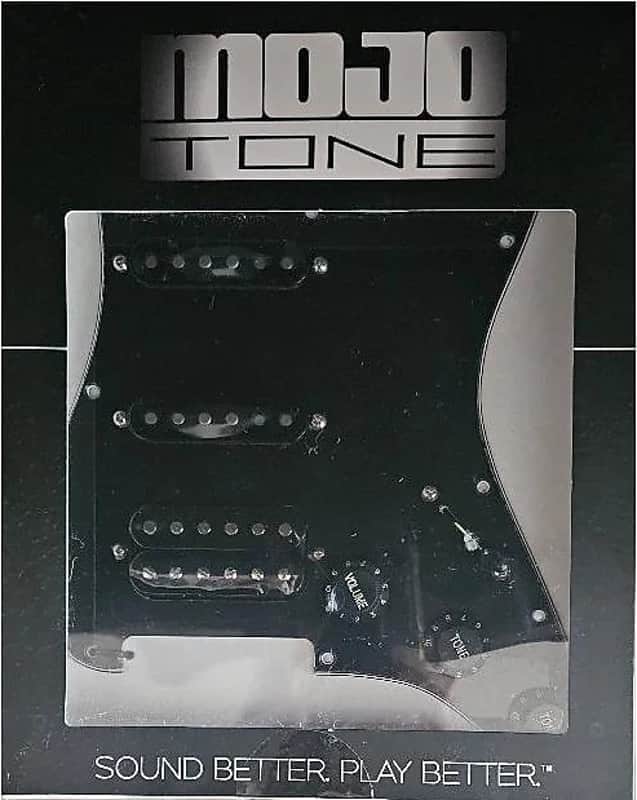 Mojotone 58 Quiet Coil HSS Pre-wired Pickguard 2026 - Black image 1