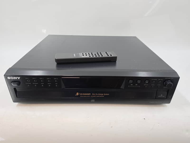 Sony CDP-CE275 5-Disc CD Changer & Player w/Remote - TESTED - RV-0405
