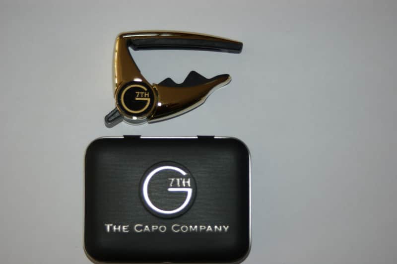 G7th performance 1 capo - Ltd edition gold with G7th capo tin image 1