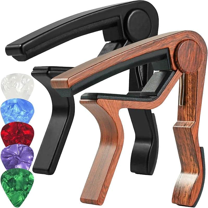 Guitar Capo for Acoustic and Electric Guitar Accessories 2 pack image 1