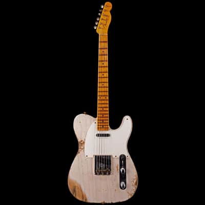 Fender Custom Shop 1952 Telecaster Heavy Relic Big U Aged White Blonde R108866 image 4