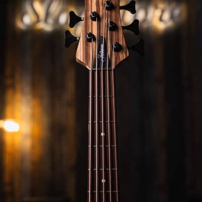 Fodera Monarch 5 Elite 38th Anniversary Zebrawood 2022 image 16