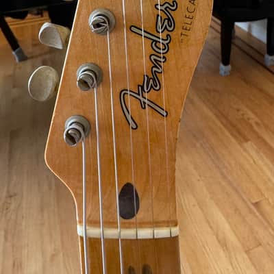 Fender Custom Shop 1955 Telecaster and Pro Jr relic amp 2005 - transparent blonde image 6