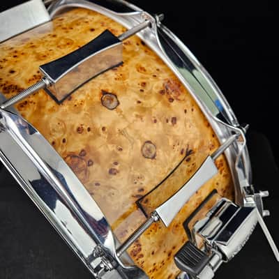 Pork Pie Birdseye Maple Ply Snare - #71071 - 6.5 x 14 - 2020 - NICE ! image 3
