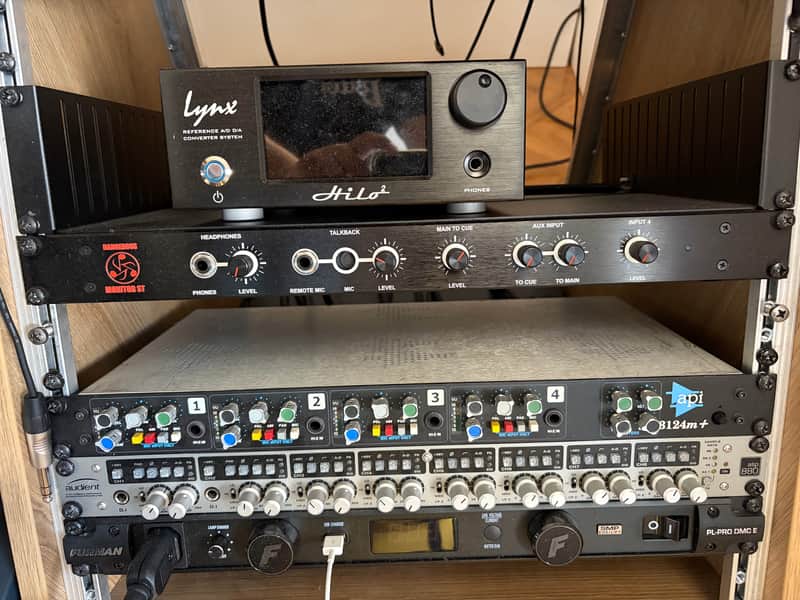 API 3124M+ 4-Channel Mic Preamp Mixer 2000 - 2016 - Black image 1