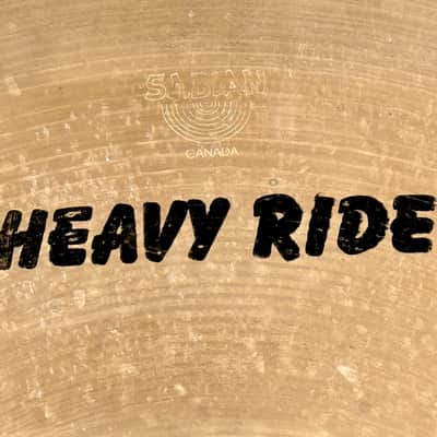 VINTAGE 20” Sabian HH HEAVY Ride 2834g Super Early Model! image 2