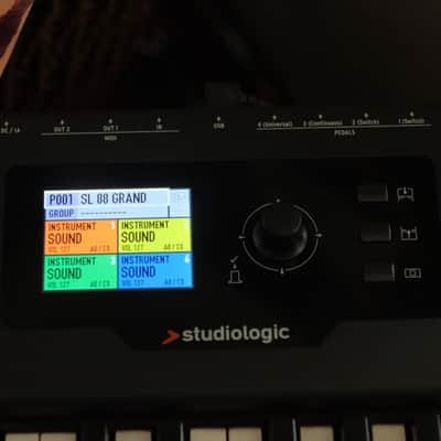 Studiologic SL88 Grand Hammer Action 88-Key MIDI Controller - Black - Excellent Condition image 10