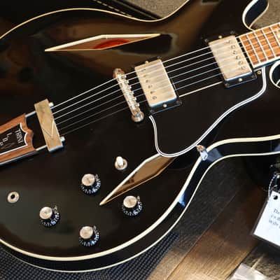 Minty! 2022 Gibson Custom Shop '64 Trini Lopez Semi-Hollow Electric Guitar Black Ebony + COA OHSC image 6