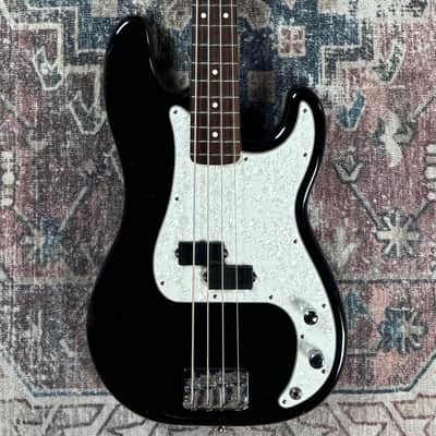 1992 Fender Precision Bass Standard MIM Made In Mexico Black Electric Bass Guitar W/ Hardshell Case & Upgrades! image 7