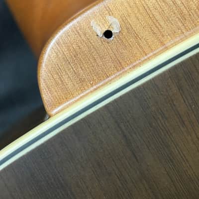 Warwick Rockbass Alien Deluxe 4 String Left Handed Acoustic Electric Bass Guitar - Natural image 9