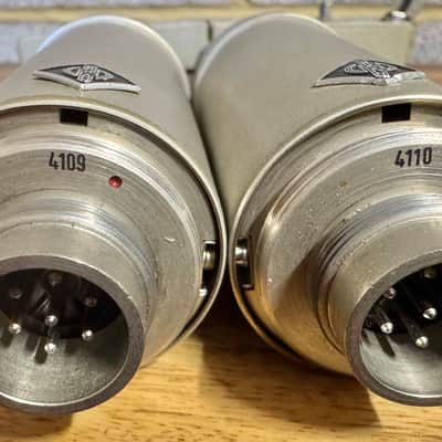 Neumann U67 Large Diaphragm Multipattern Tube Condenser Microphone - Matched pair, consecutive serials image 2