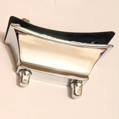 UNMARKED HEAVY DUTY DIE CAST SNARE DRUM BUTT PLATE - CHROME - FREE SHIP TO C-USA! image 3