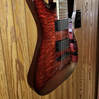 Jackson X Series DKXT Dinky 2012 Transparent Quilted Red image 3