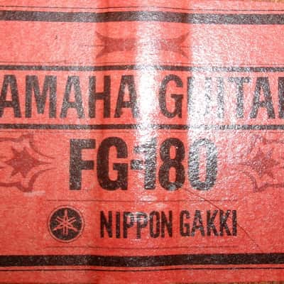1971 Yamaha FG180 Red Label Nippon Gakki+Rocket Case image 23