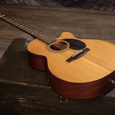 Jasmine S34C Orchestra & Auditorium Venetian Cutaway Spruce Top 6-String Acoustic Guitar w/Hard Case image 5