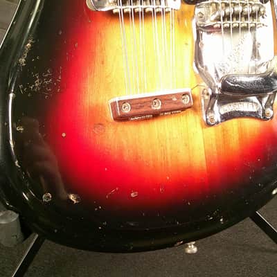 Mosrite Joe Maphis Double Neck 1960s - Tobacco Burst image 8