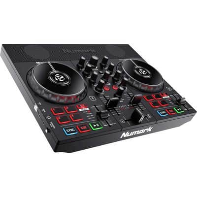 Numark PARTY MIX LIVE Contrôleur 2 voies avec système Light intégré et moniteurs, streaming image 1