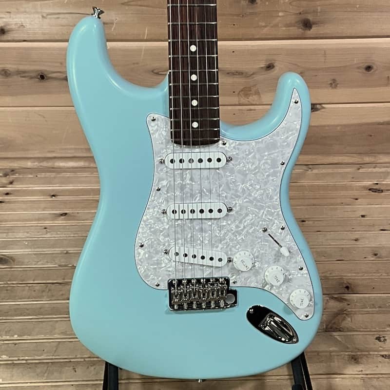 Fender Limited Edition Cory Wong Stratocaster Electric Guitar - Daphne Blue image 1