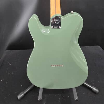 Fender 0179172720 Limited Edition American Ulta II Telecaster Electric Guitar, RM, Antique Olive image 7
