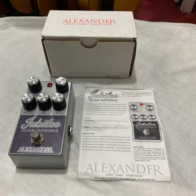 Alexander Pedals Jubilee Silver Overdrive Silver