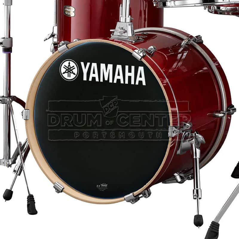 Yamaha Stage Custom Birch Bass Drum 18x15 Cranberry Red image 1