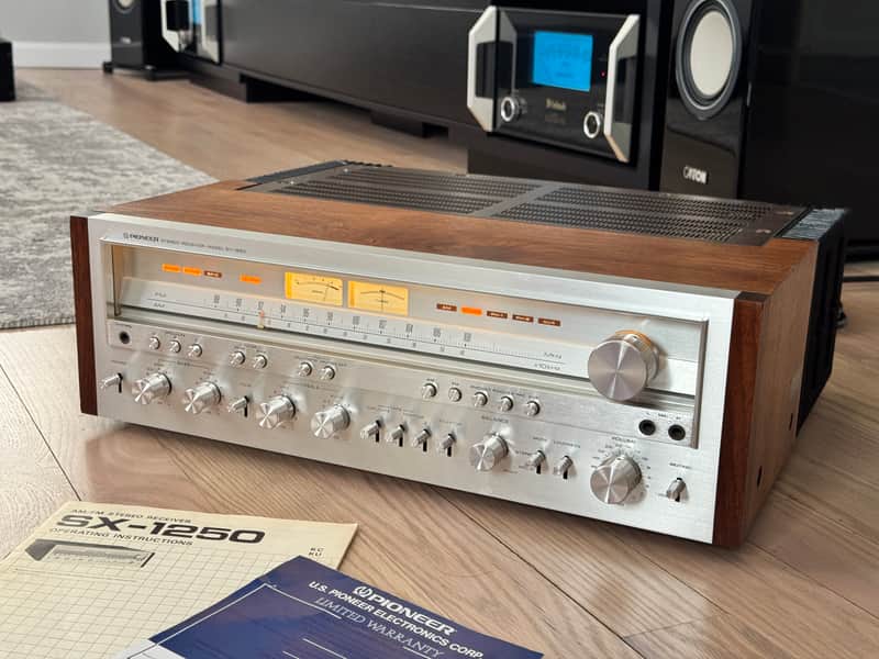 FULLY RESTORED Pioneer SX-1250 AM/FM Stereo Receiver + ORIG MANUAL ~ image 1
