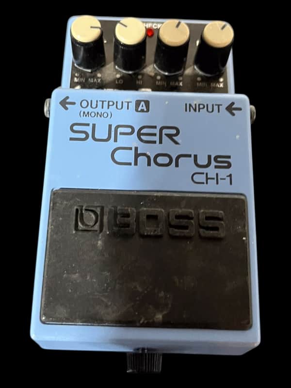 Boss CH-1 Super Chorus (Dark Gray Label) 2001 - Present - Blue X9196 image 1