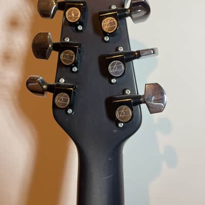 Late 70s Ovation Viper with Ebony Fretboard - Silverburst + OHSC image 9