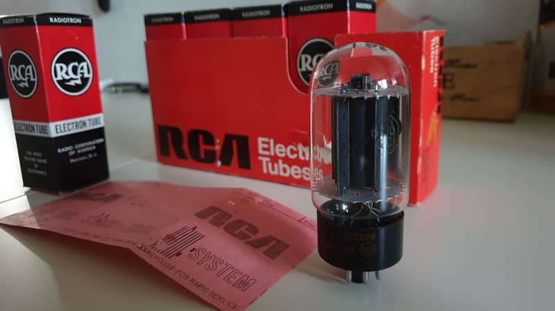 RCA 6L6-GC Blackplate 1960's image 1