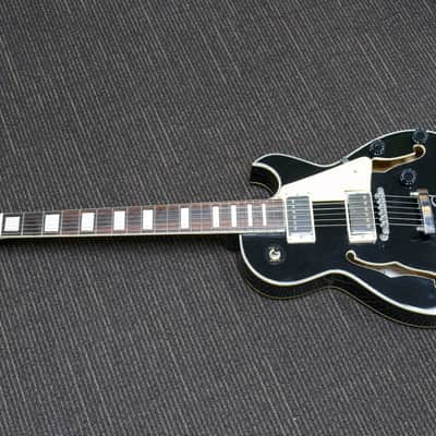 Ktone Hollowbody Electric Guitar Black image 1