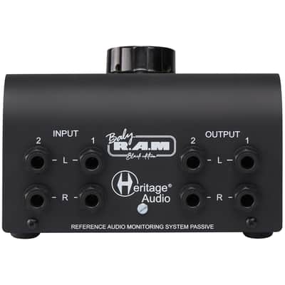 Heritage Audio Baby RAM Desktop Passive Monitoring System - 15th Anniversary Black Edition image 4
